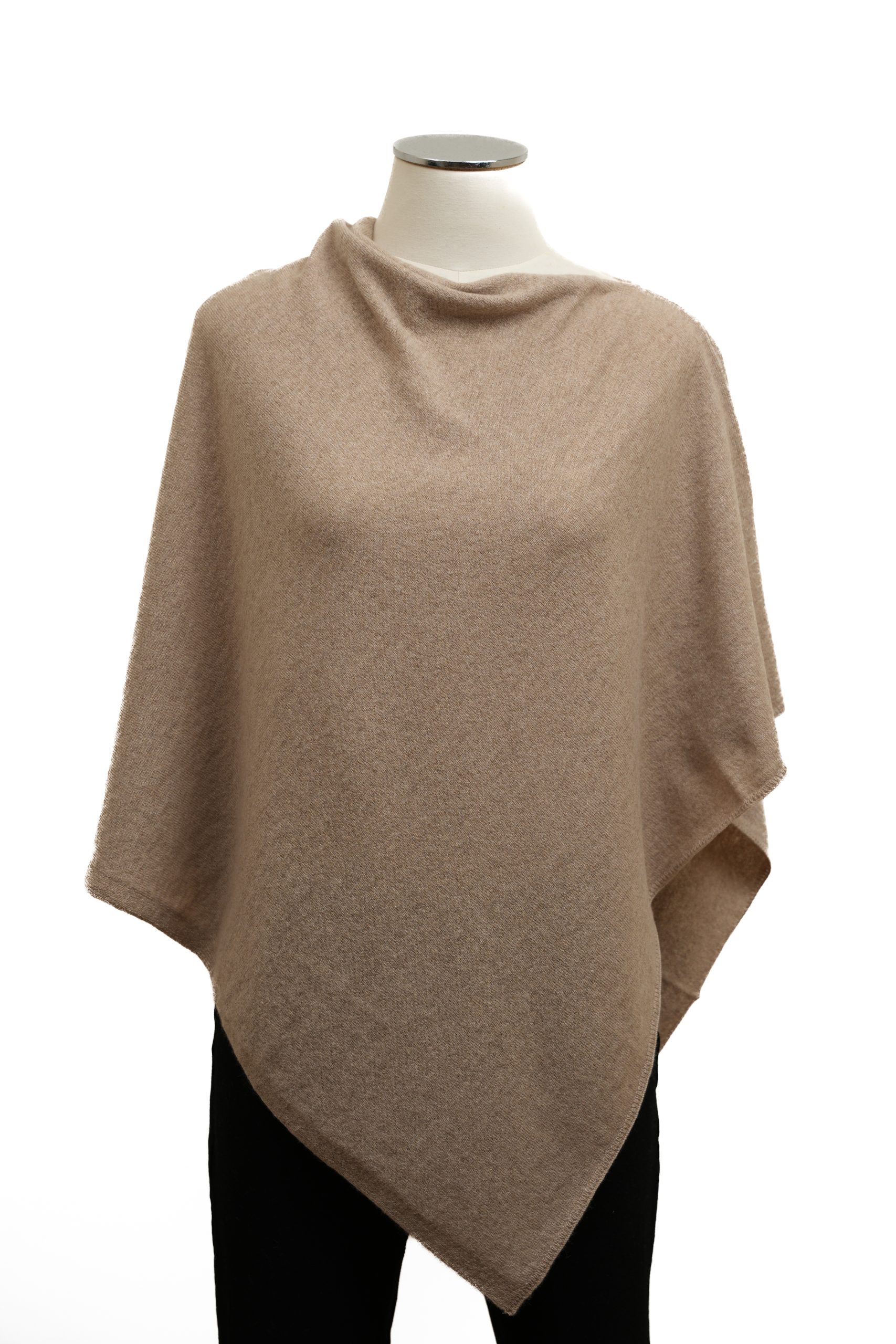 Poncho cashmere 100% artigianale italiano