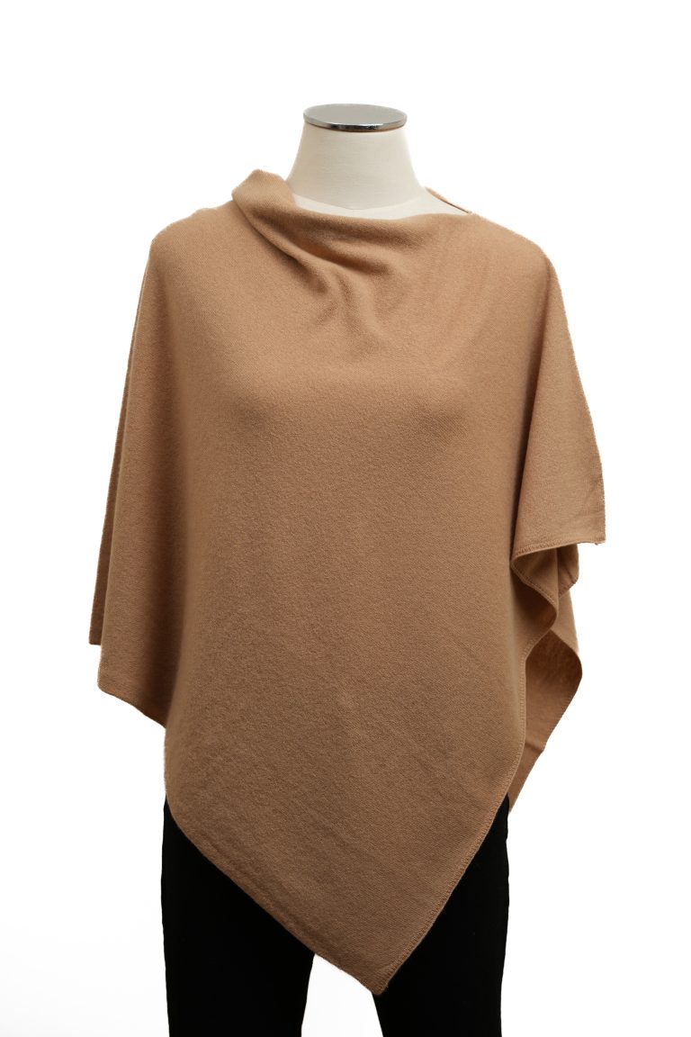 Poncho cashmere 100% artigianale italiano