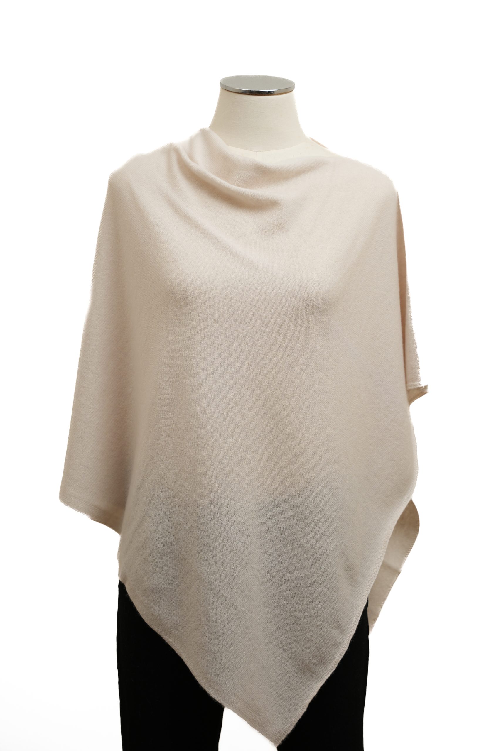 Poncho cashmere 100% artigianale italiano