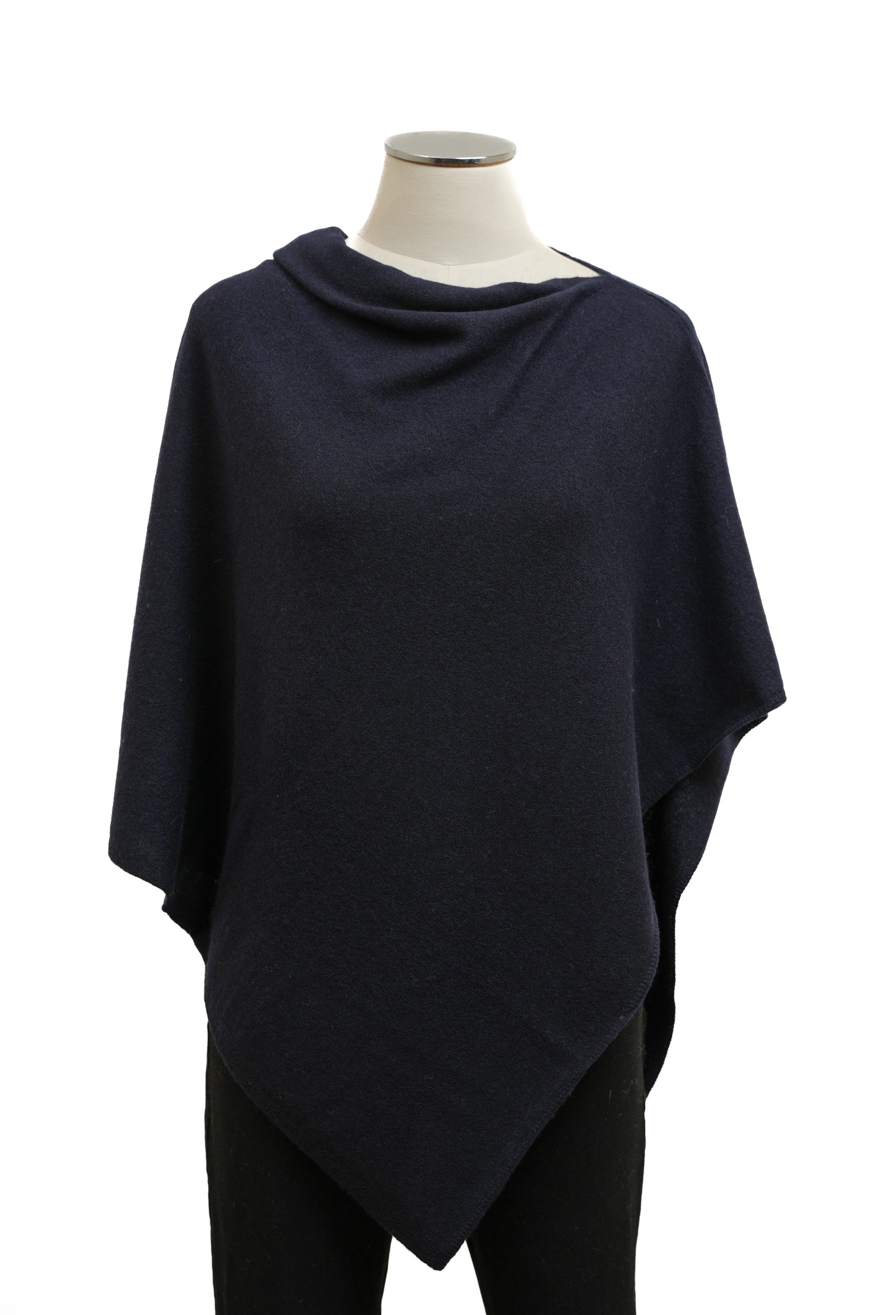 Poncho cashmere 100% artigianale italiano