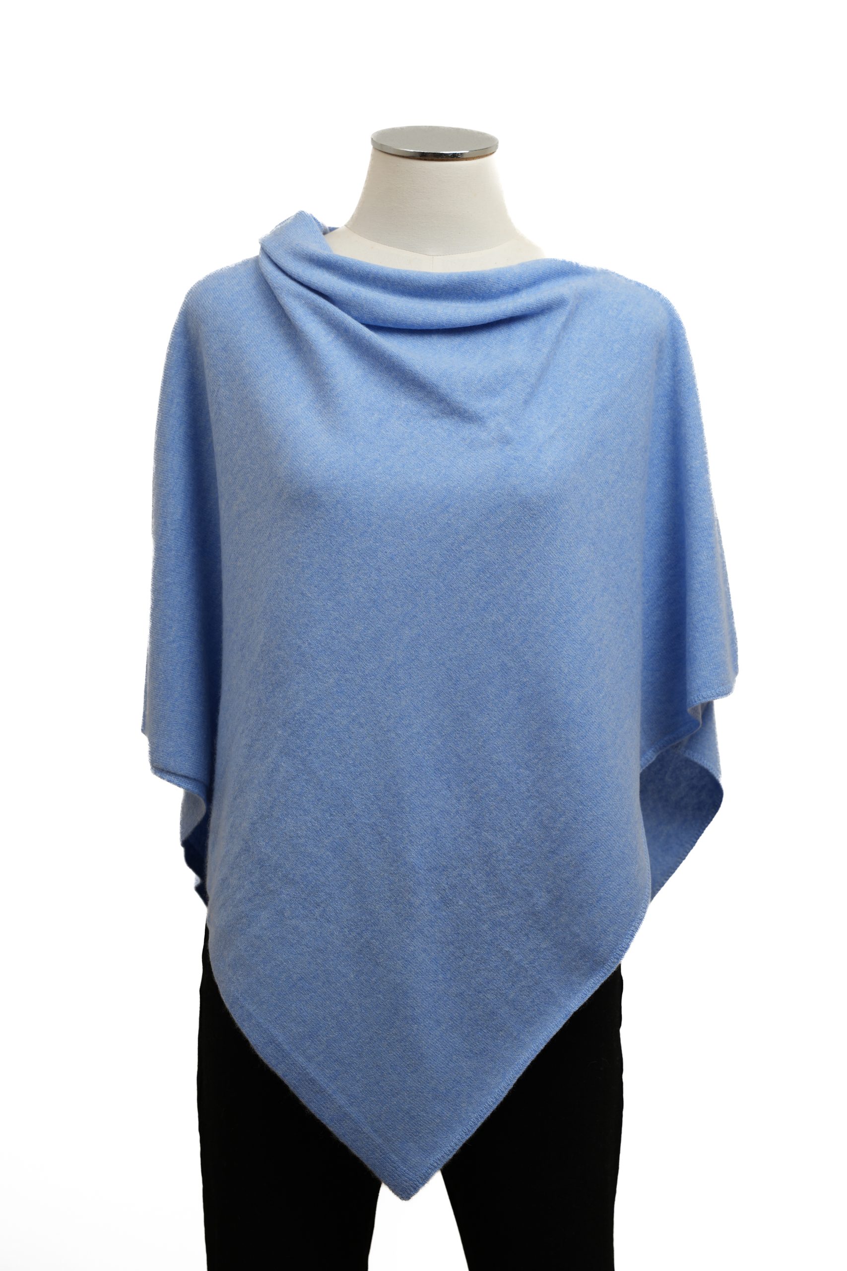 Poncho cashmere 100% artigianale italiano