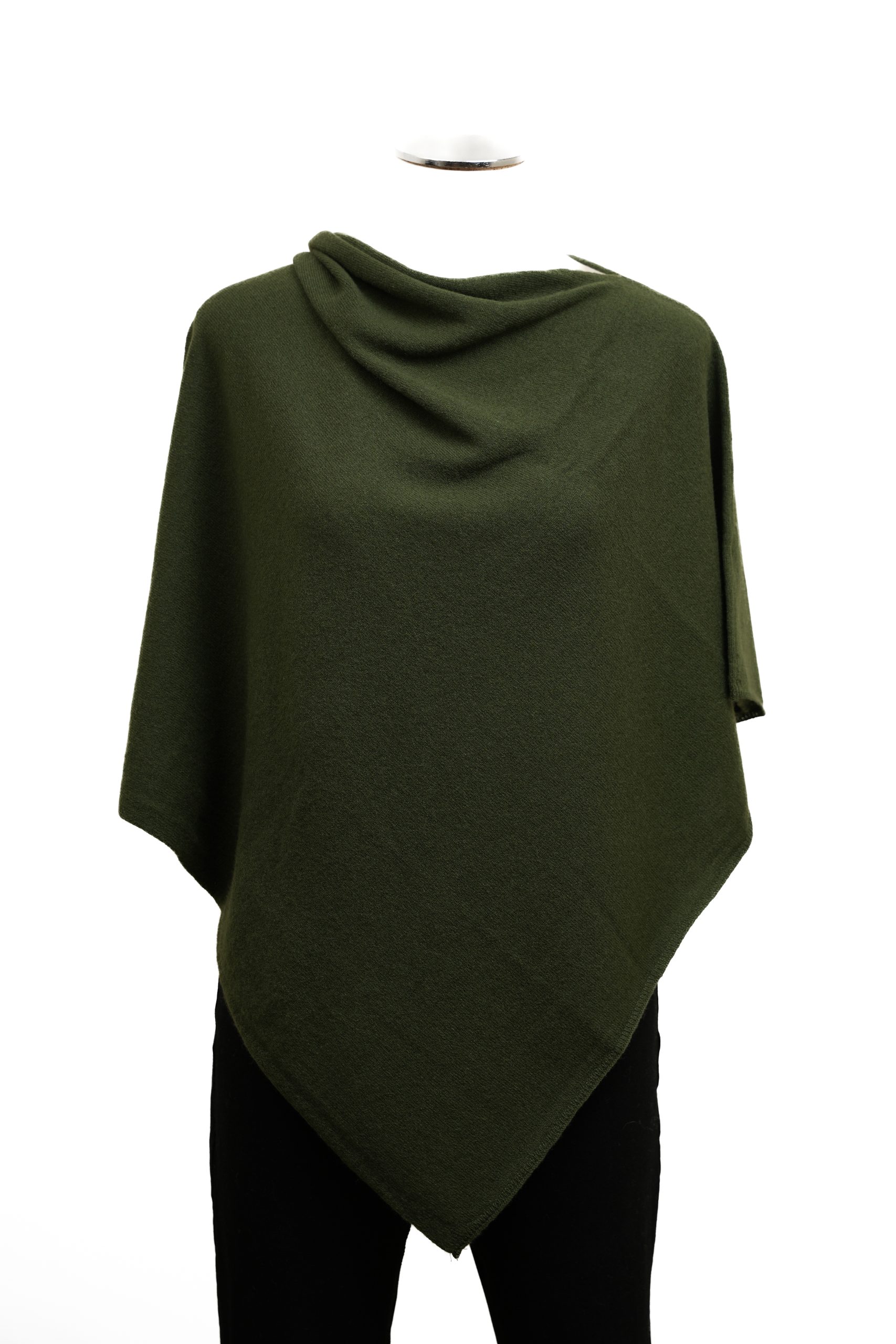 Poncho cashmere 100% artigianale italiano