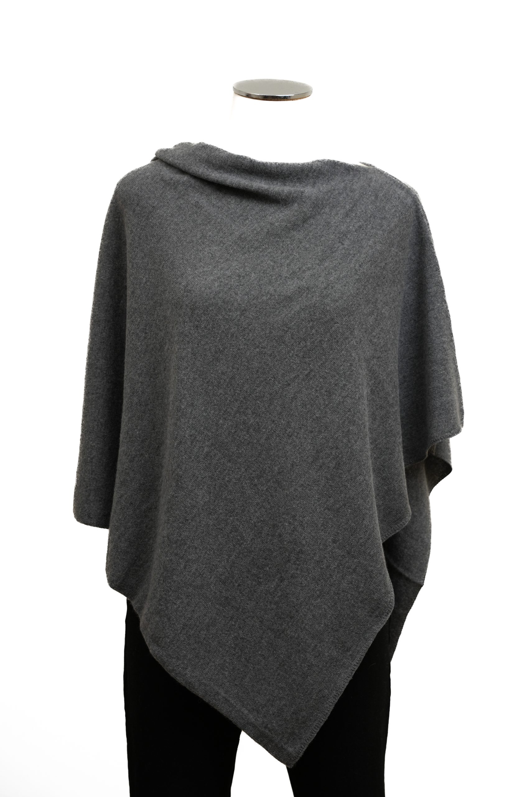 Poncho cashmere 100% artigianale italiano