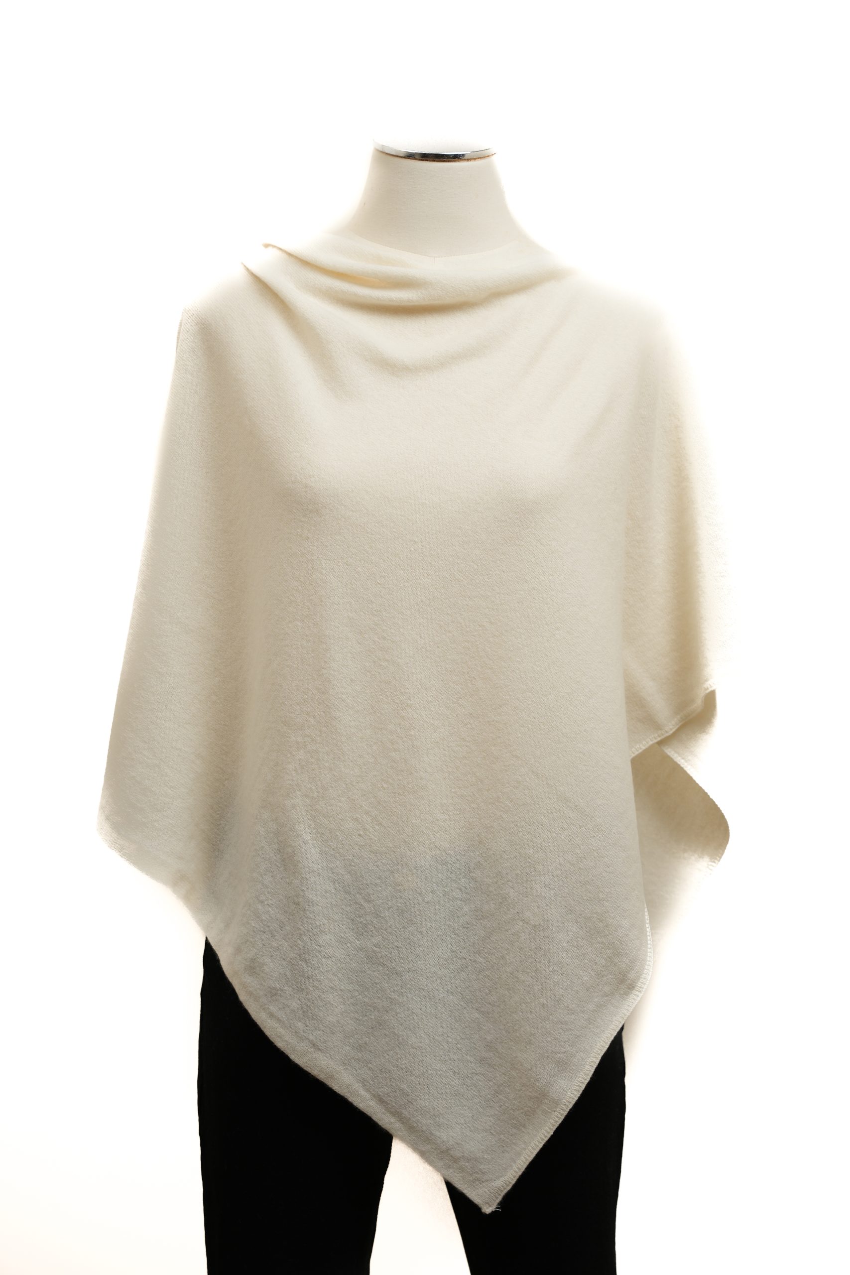 Poncho cashmere 100% artigianale italiano