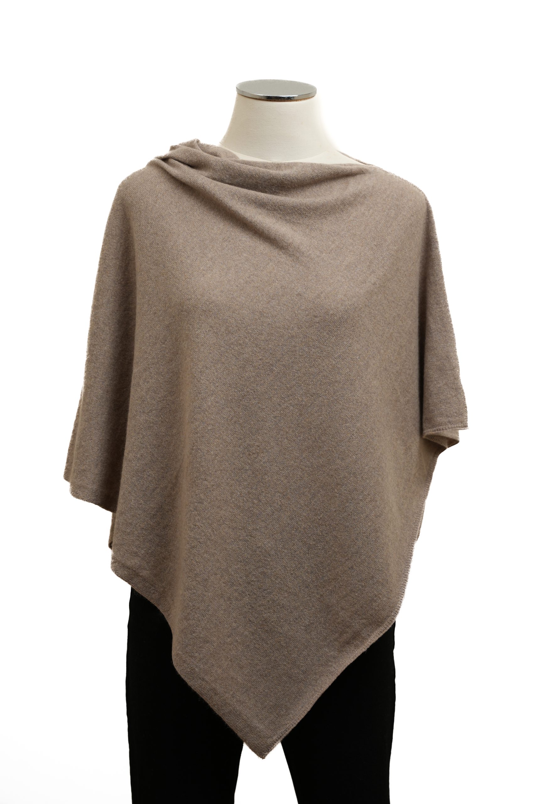 Poncho cashmere 100% artigianale italiano