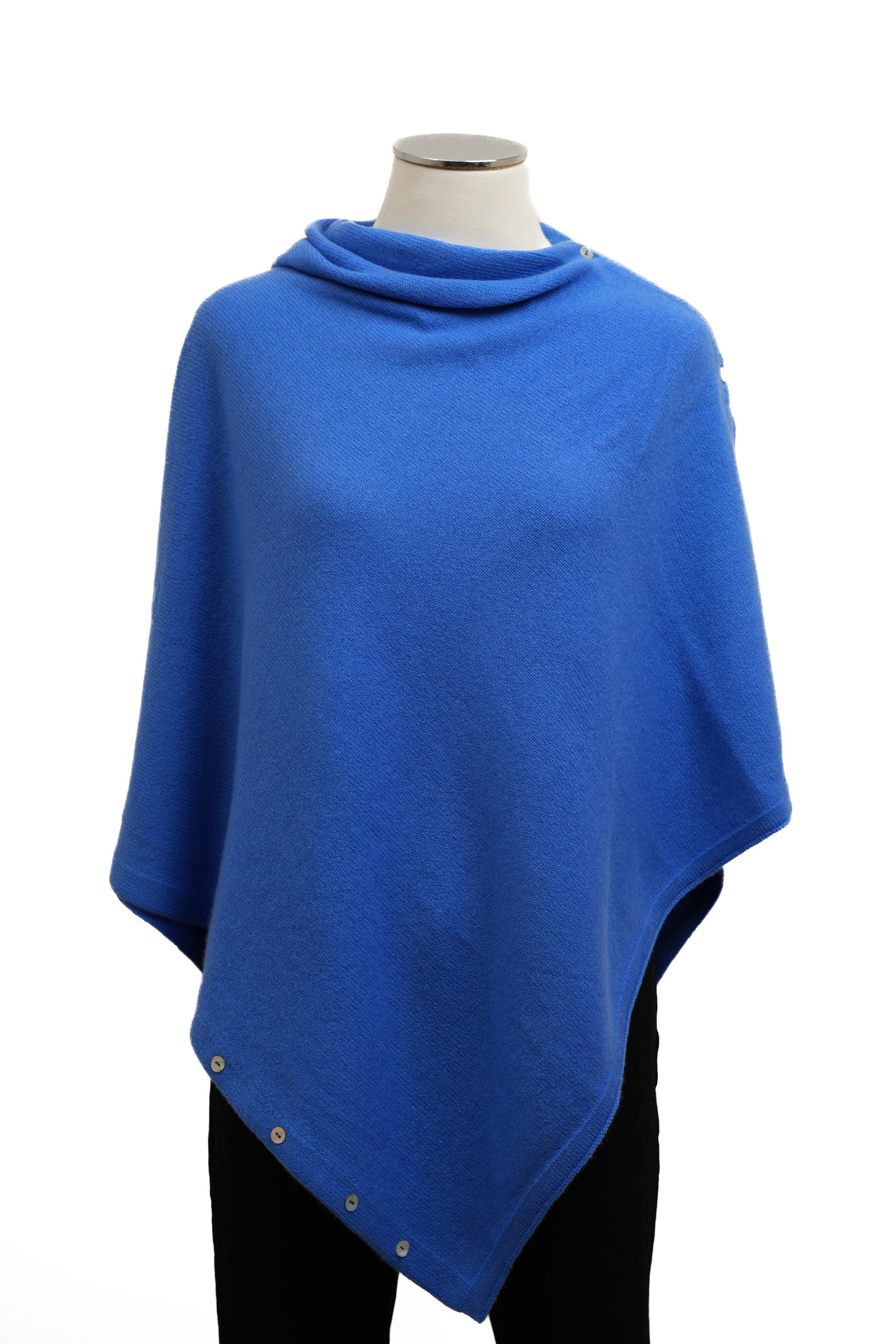 Poncho cashmere 100% artigianale italiano
