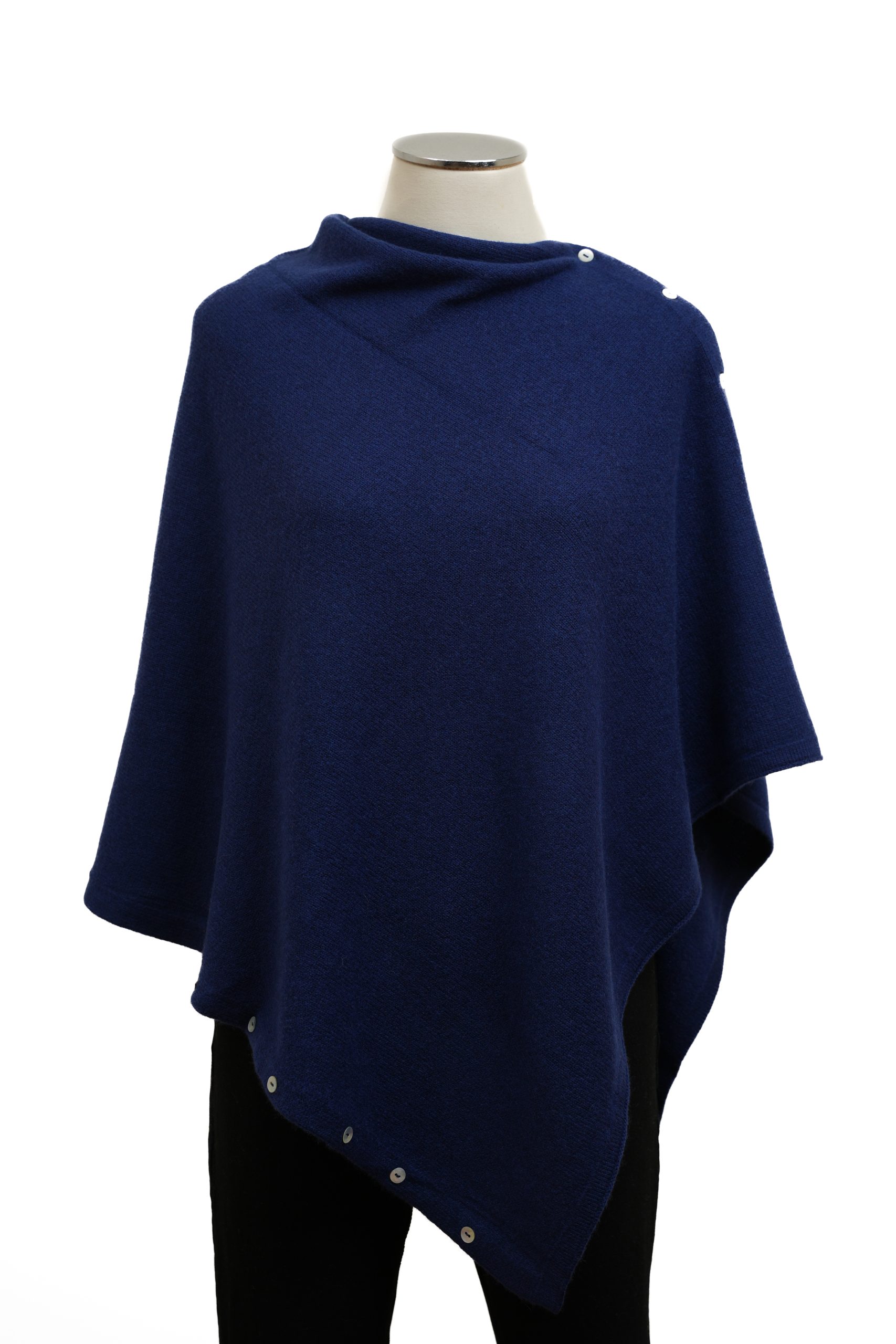 Poncho cashmere 100% artigianale italiano