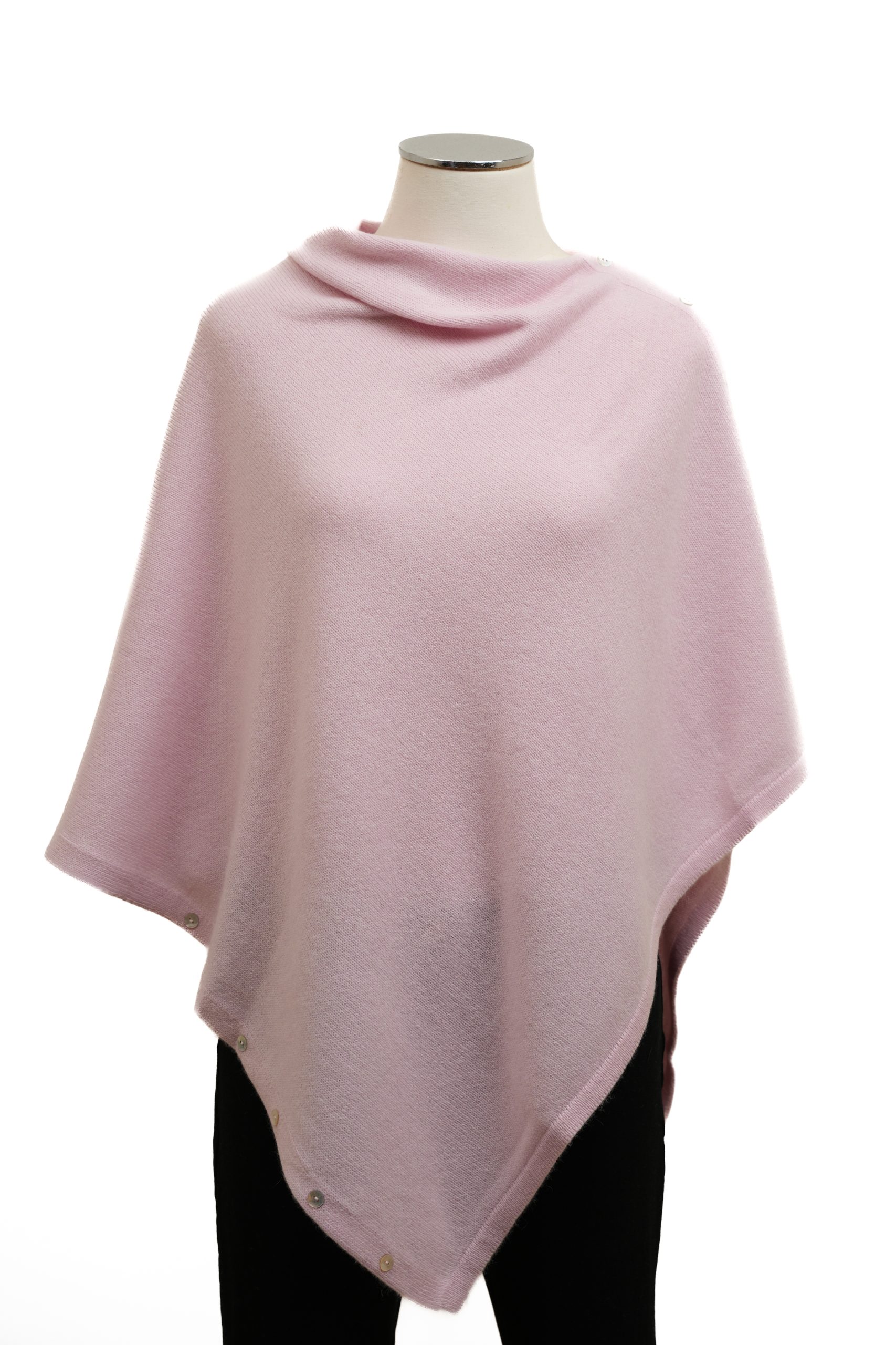 Poncho cashmere 100% artigianale italiano
