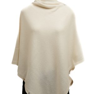 Poncho cashmere 100% artigianale italiano