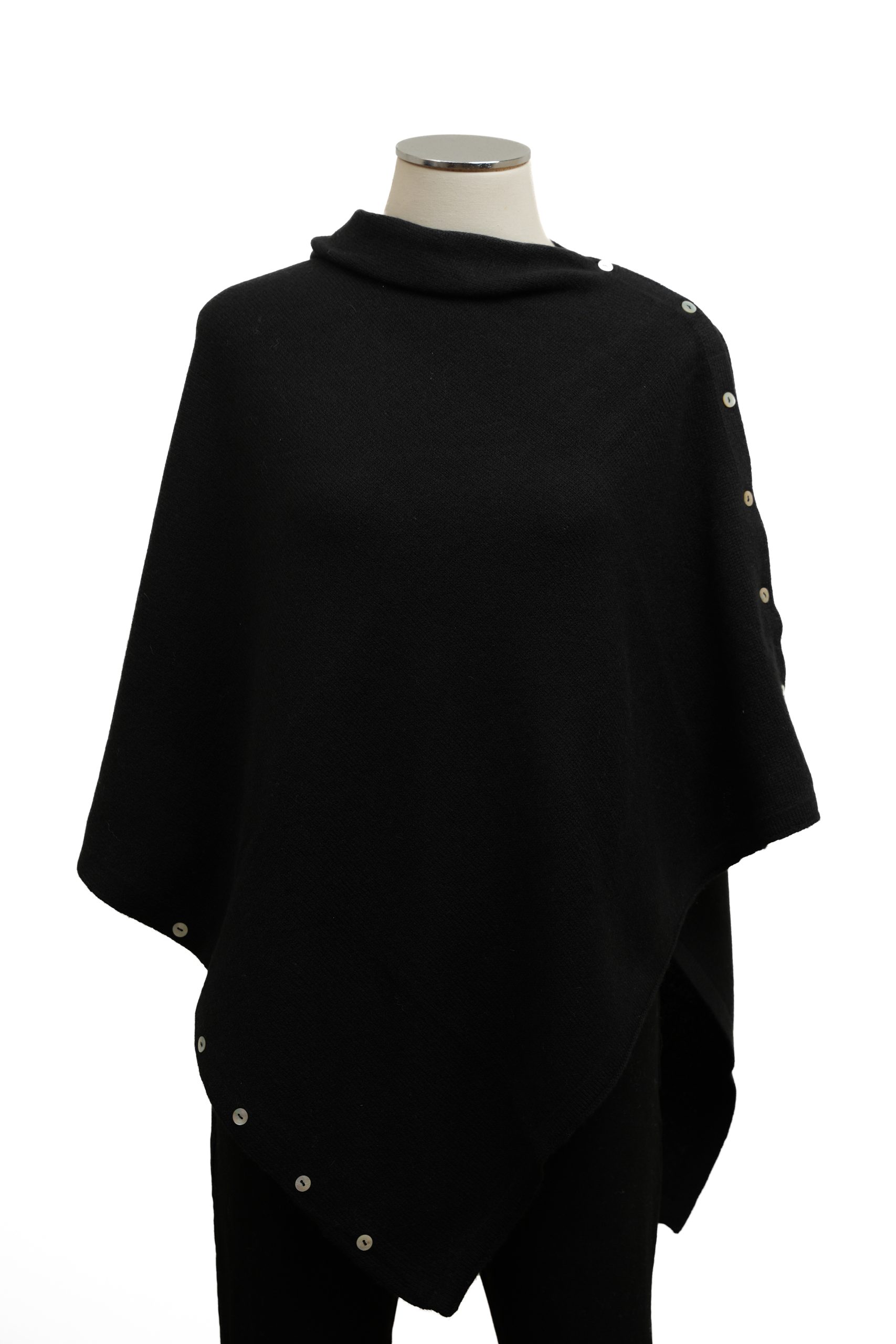Poncho cashmere 100% artigianale italiano
