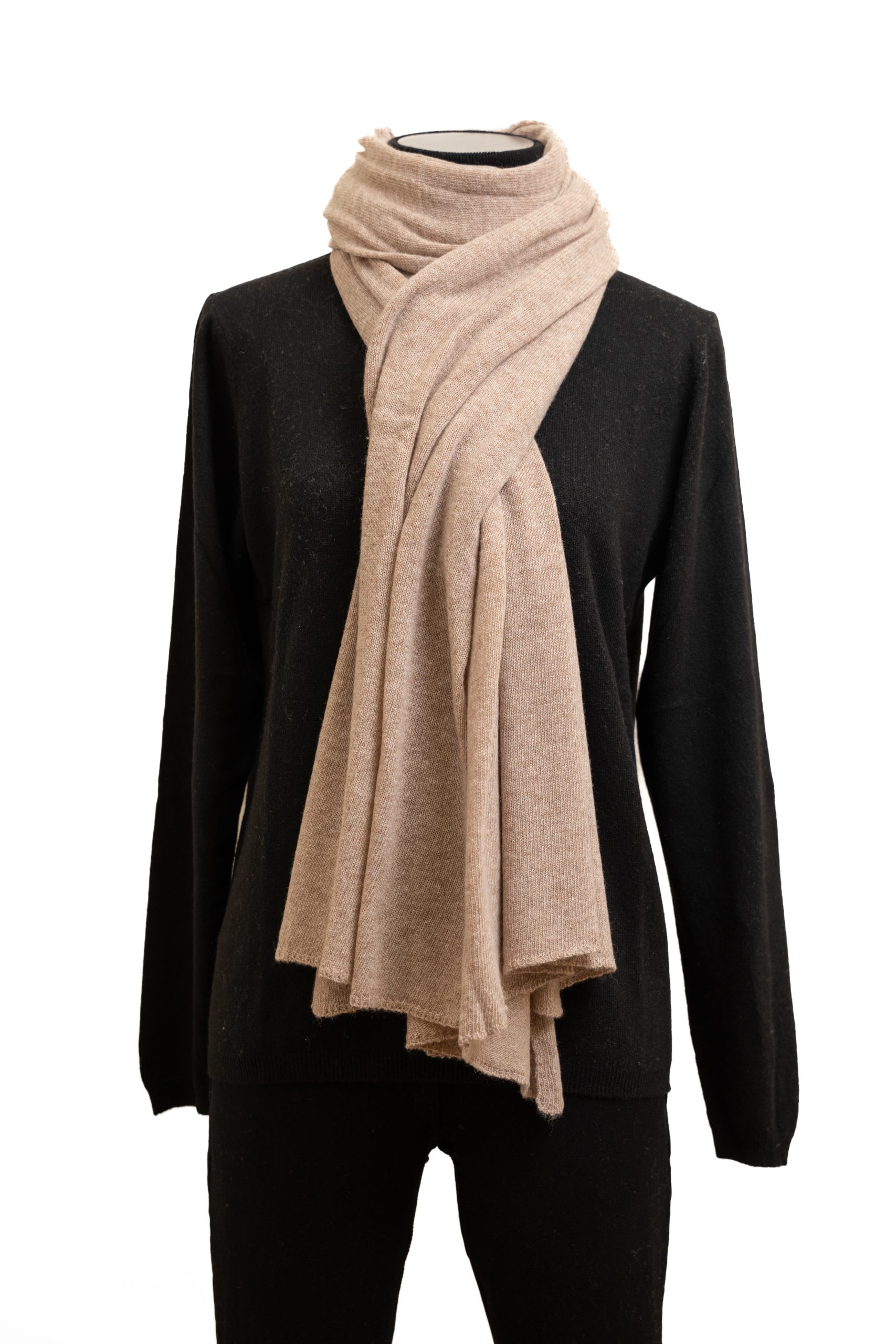 Sciarpa cashmere 100% artigianale italiano