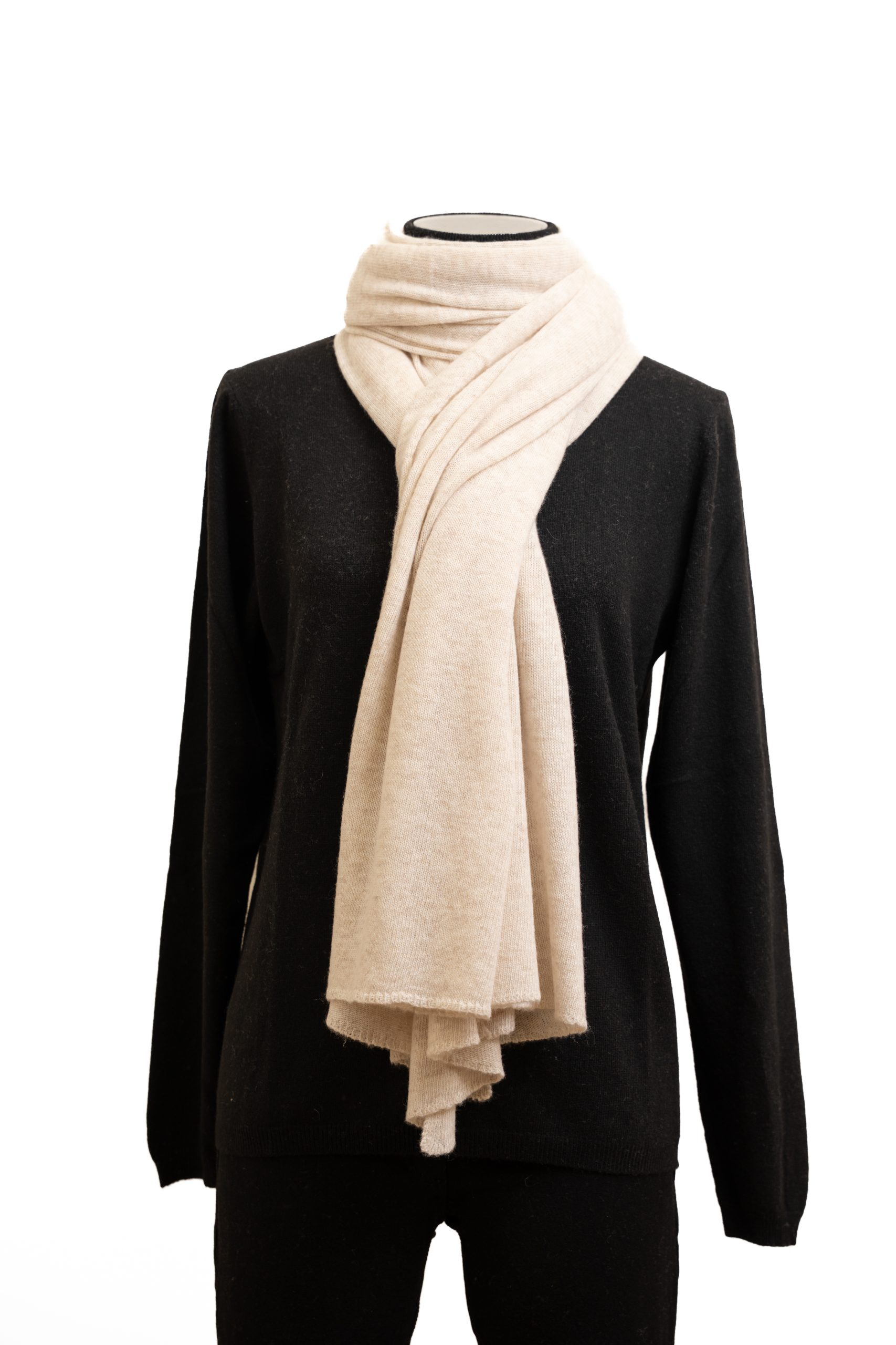 Sciarpa cashmere 100% artigianale italiano