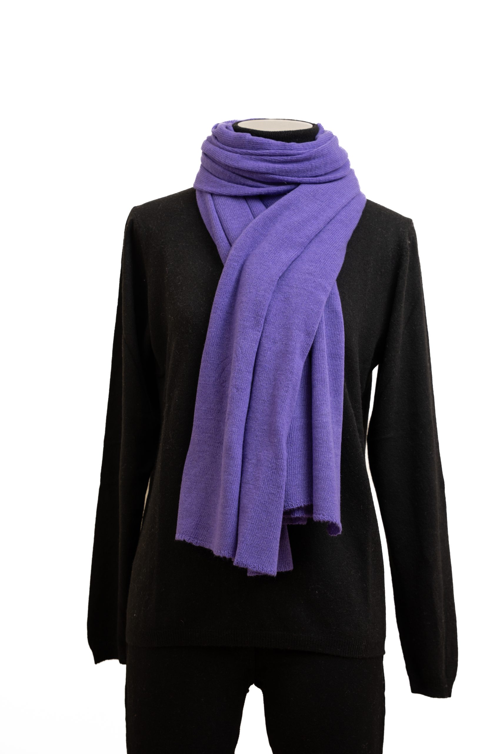 Sciarpa cashmere 100% artigianale italiano