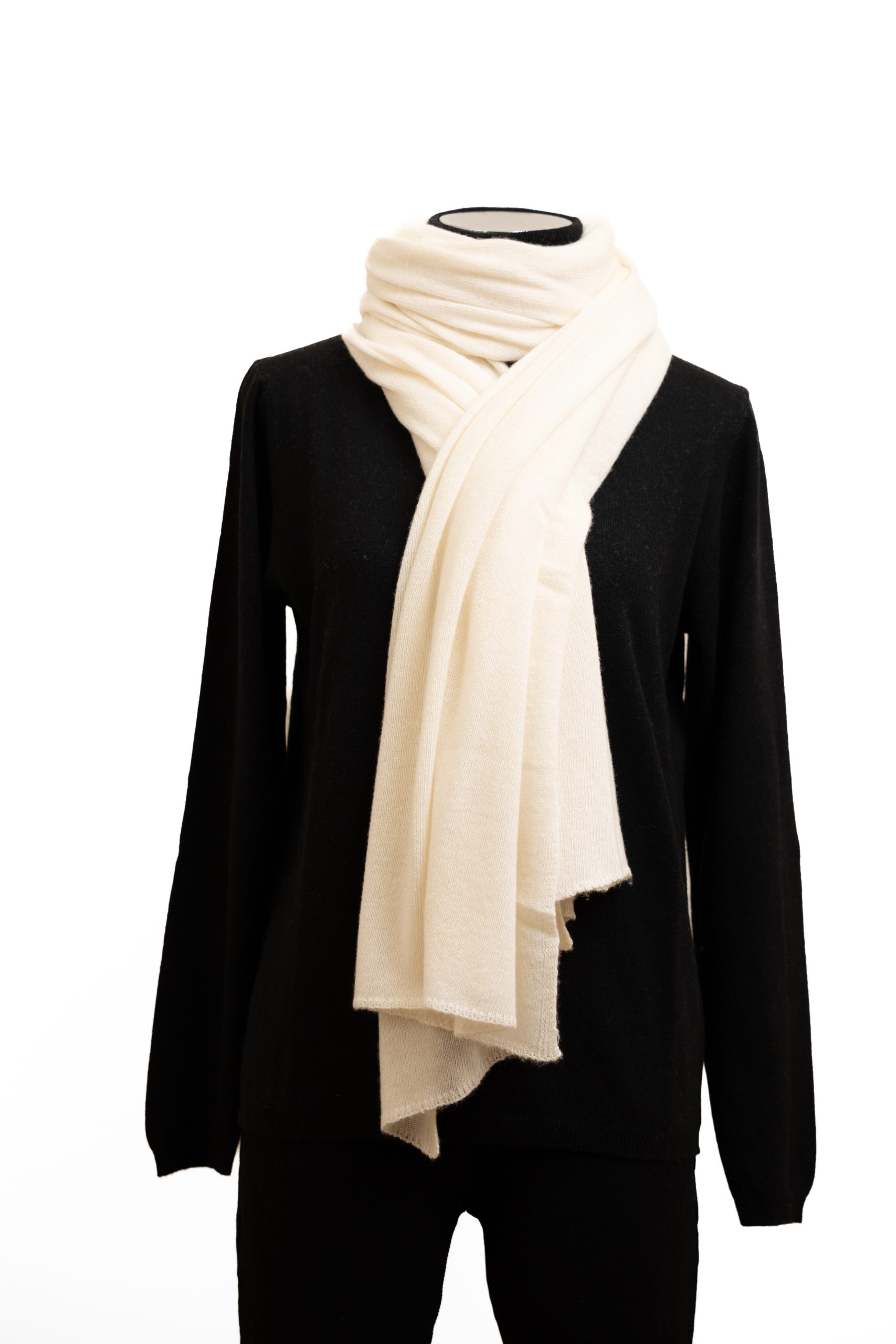 Sciarpa cashmere 100% artigianale italiano