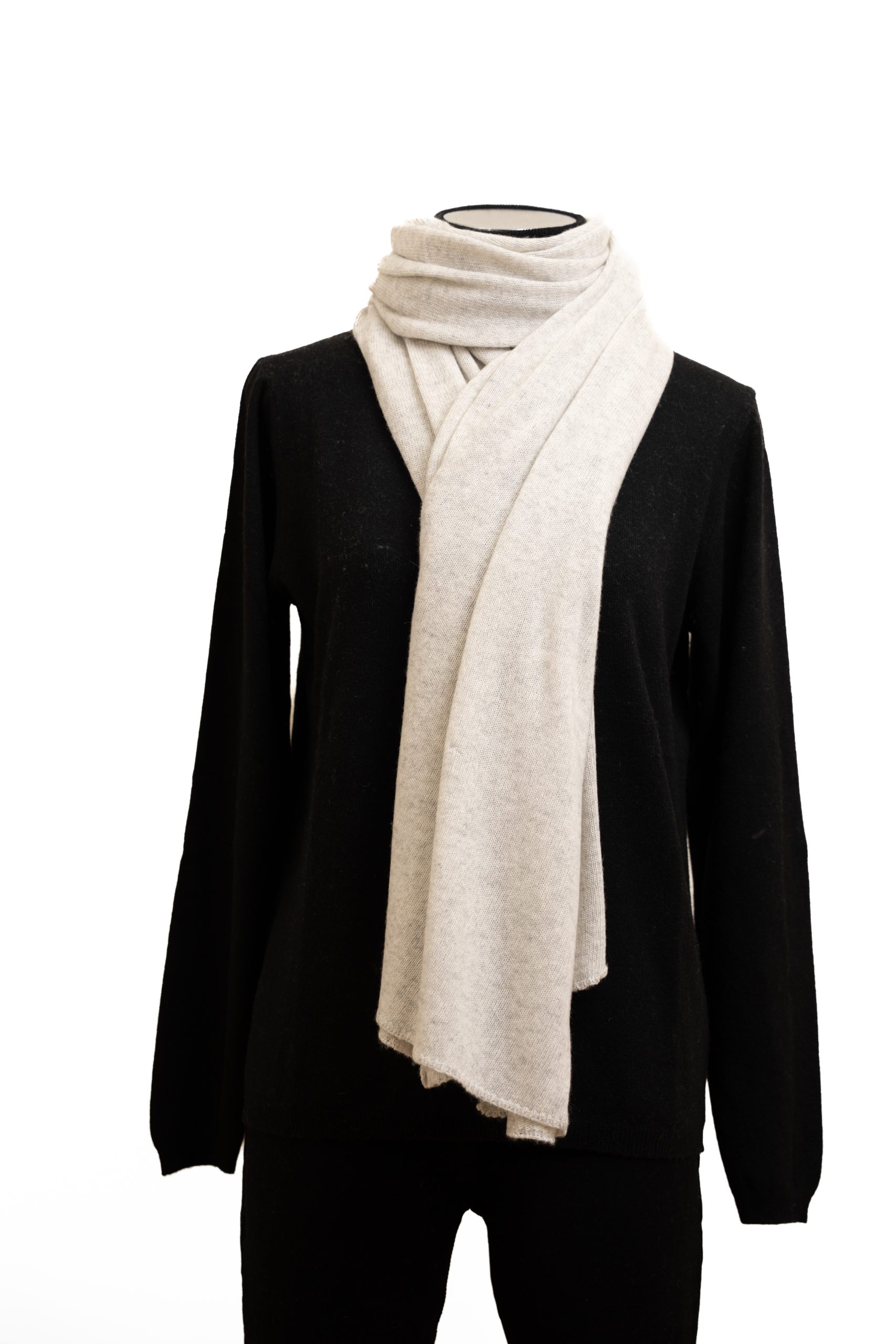Sciarpa cashmere 100% artigianale italiano