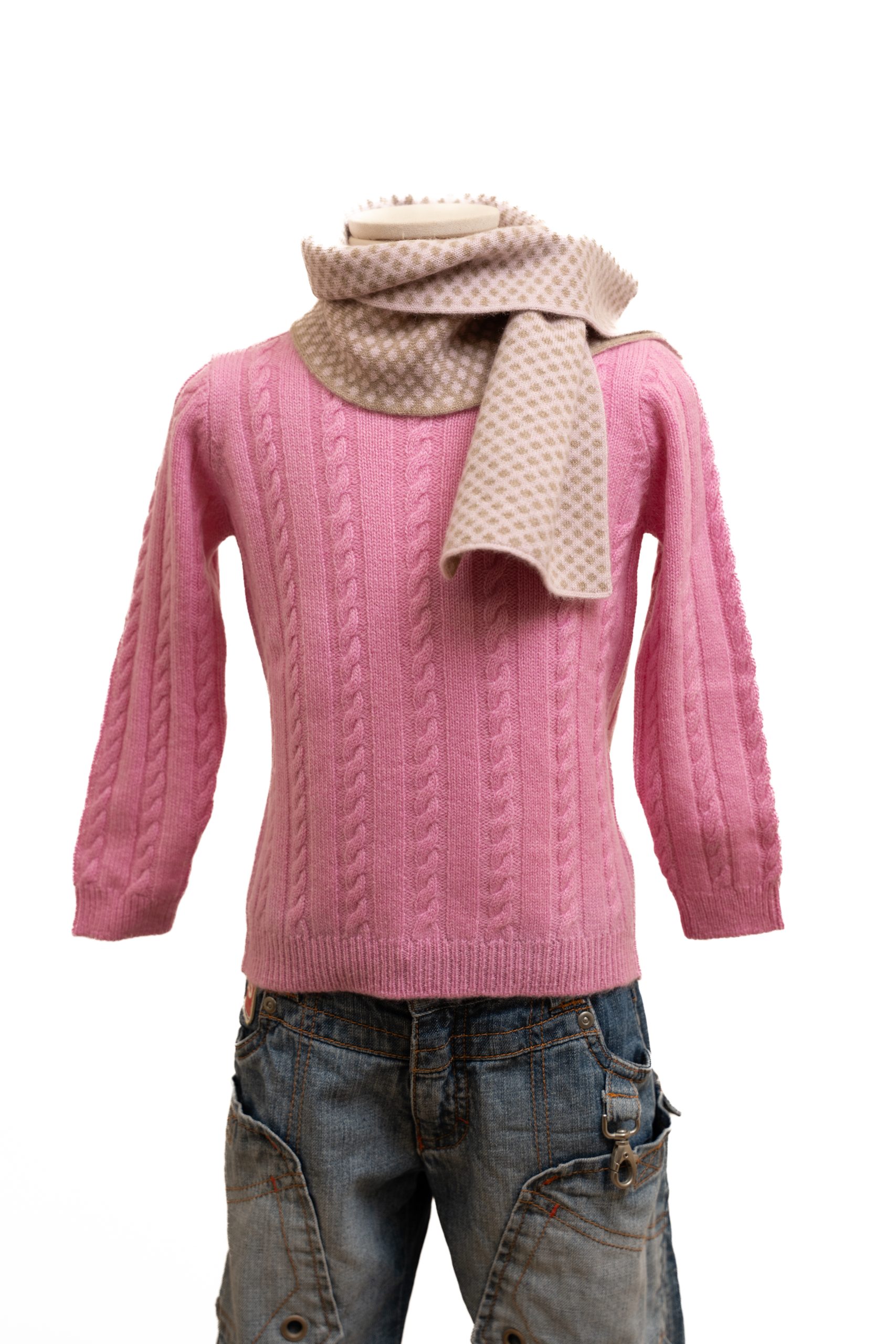 Maglia cashmere bambino fatta a mano toscana