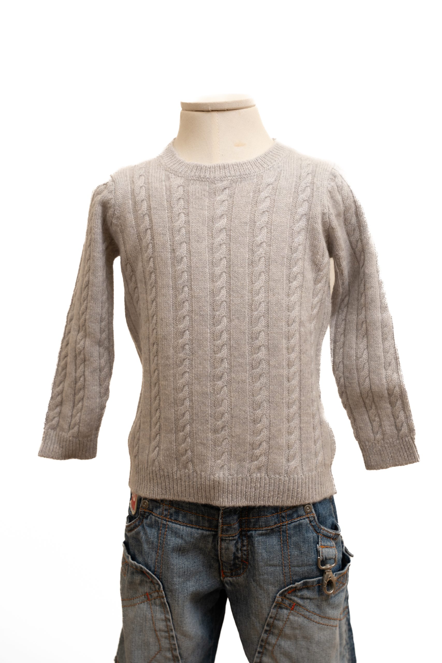 Maglia cashmere bambino fatta a mano toscana