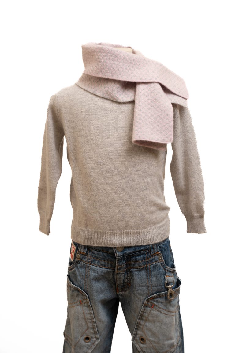 Maglia cashmere bambino fatta a mano toscana
