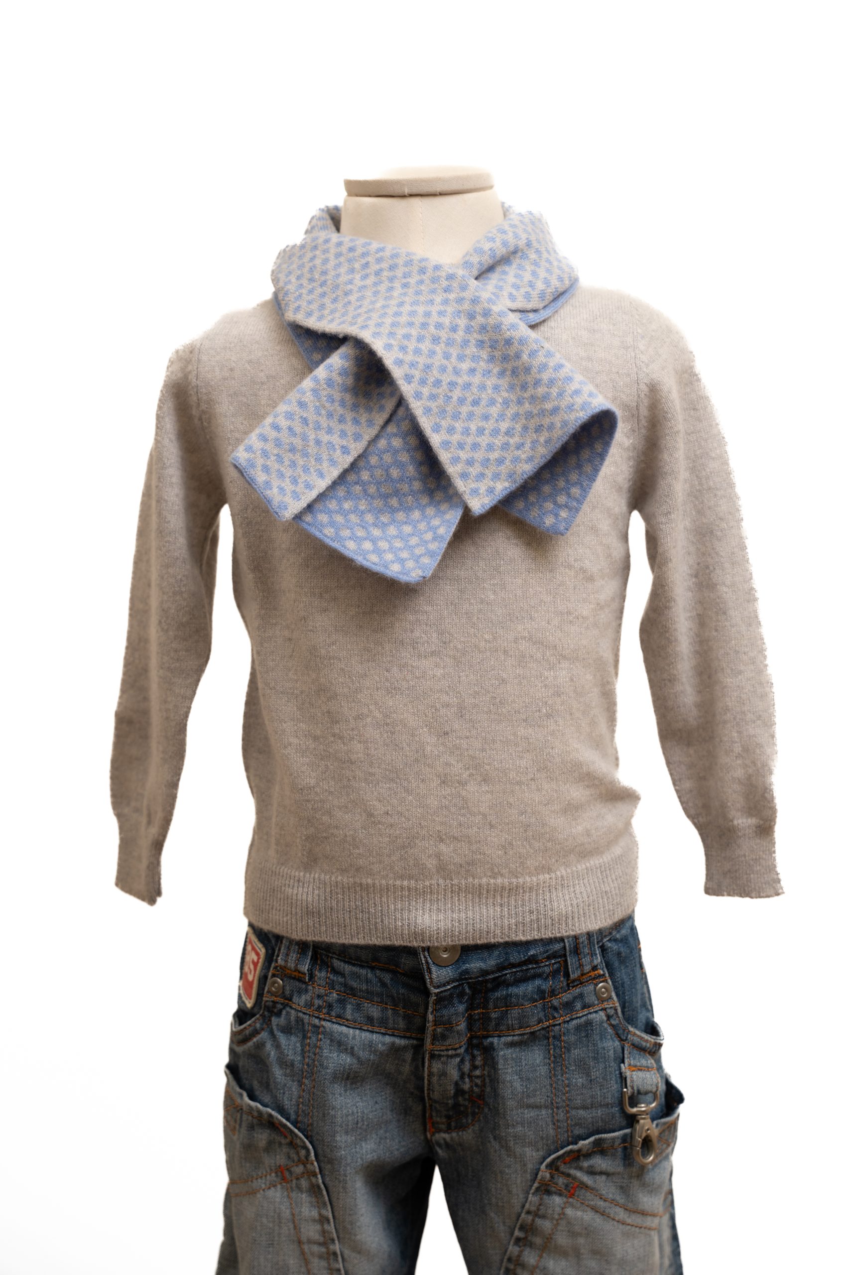Maglia cashmere bambino fatta a mano toscana