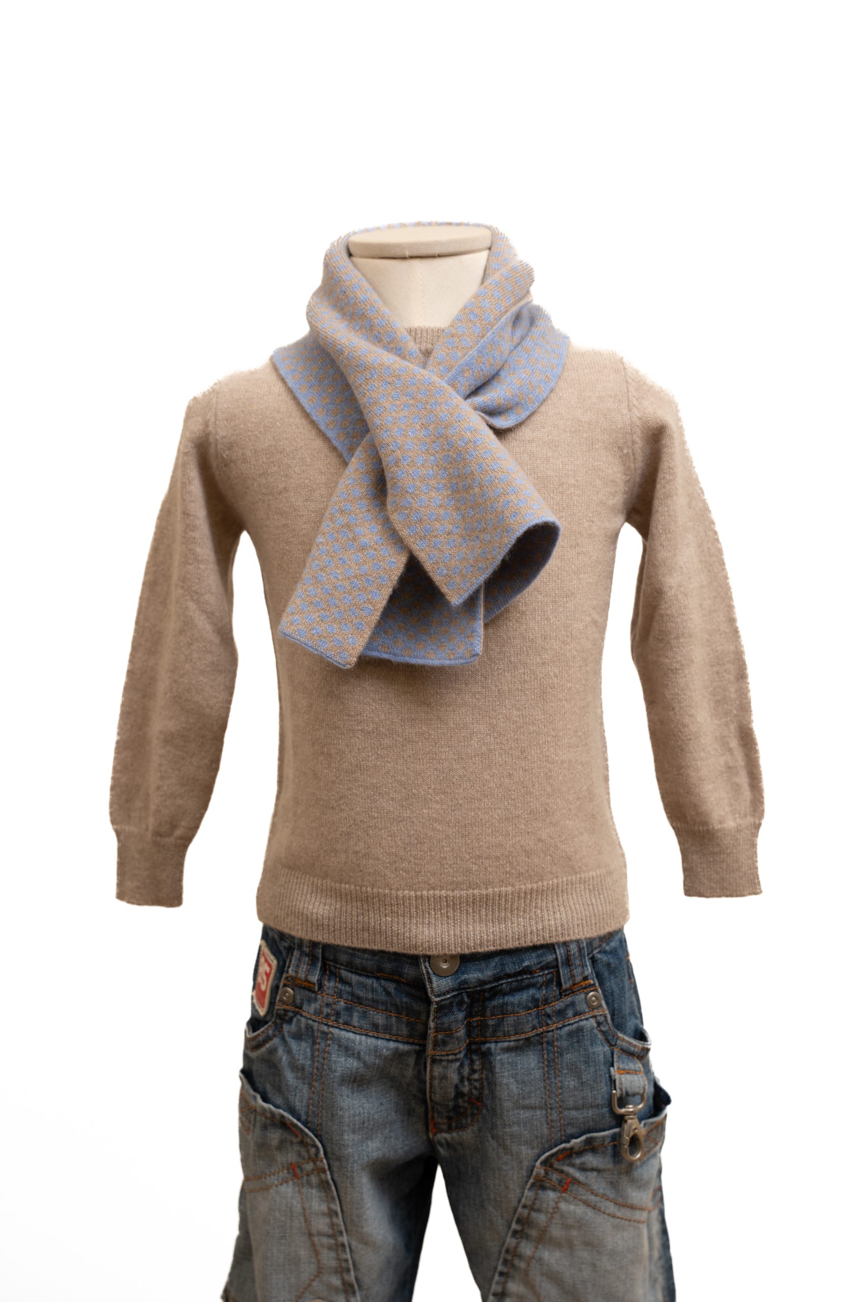 Maglia cashmere bambino fatta a mano toscana