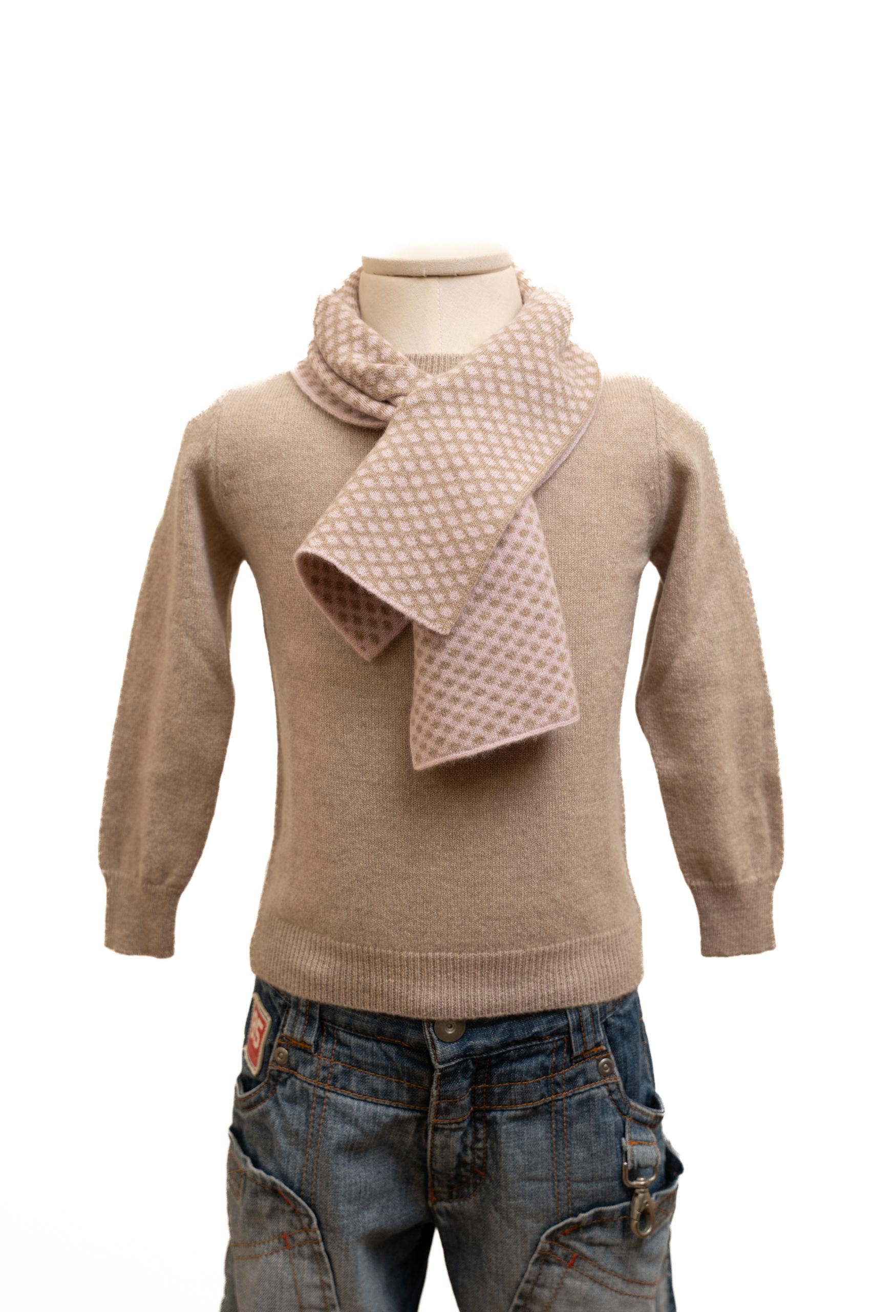 Maglia cashmere bambino fatta a mano toscana