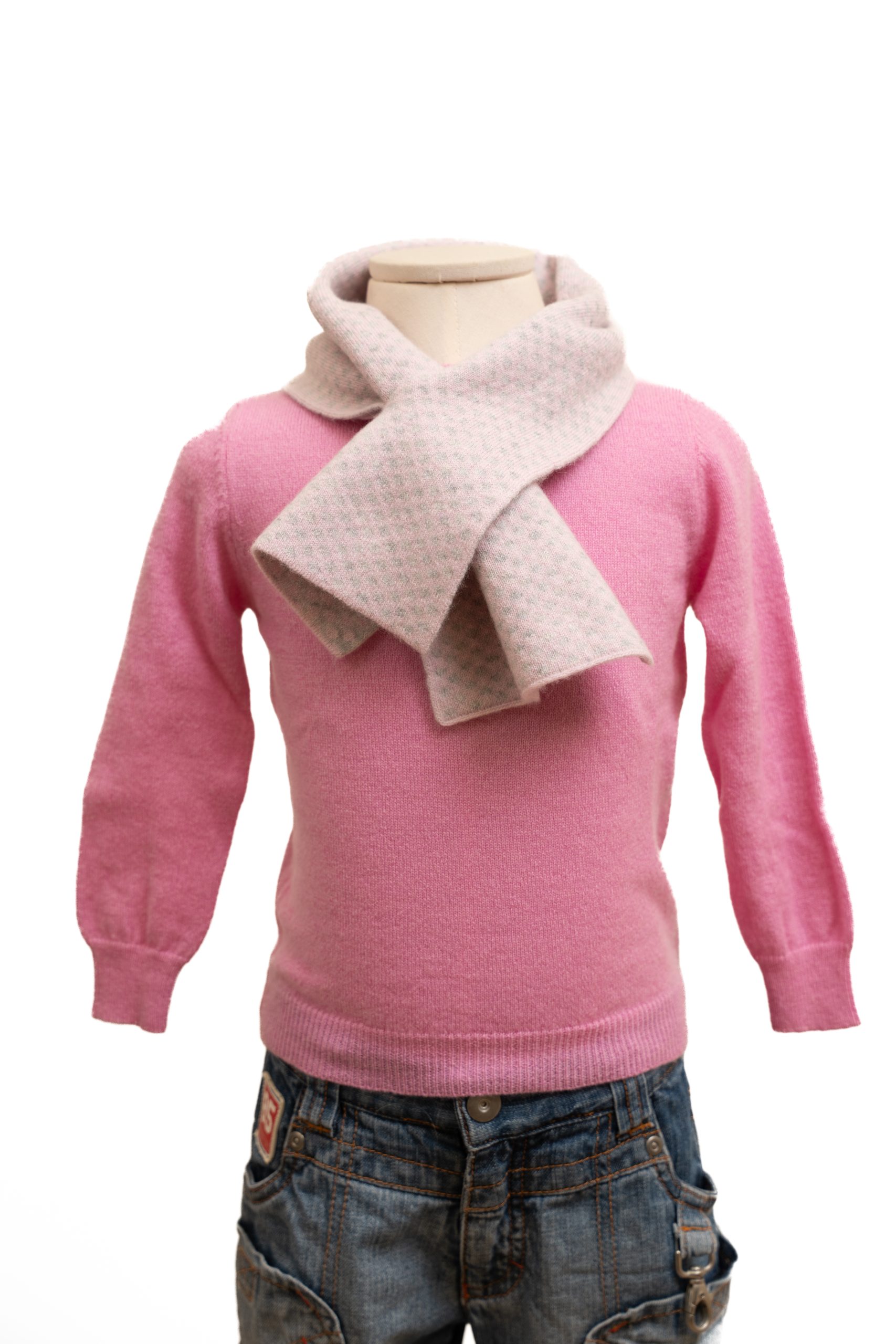Maglia cashmere bambino fatta a mano toscana