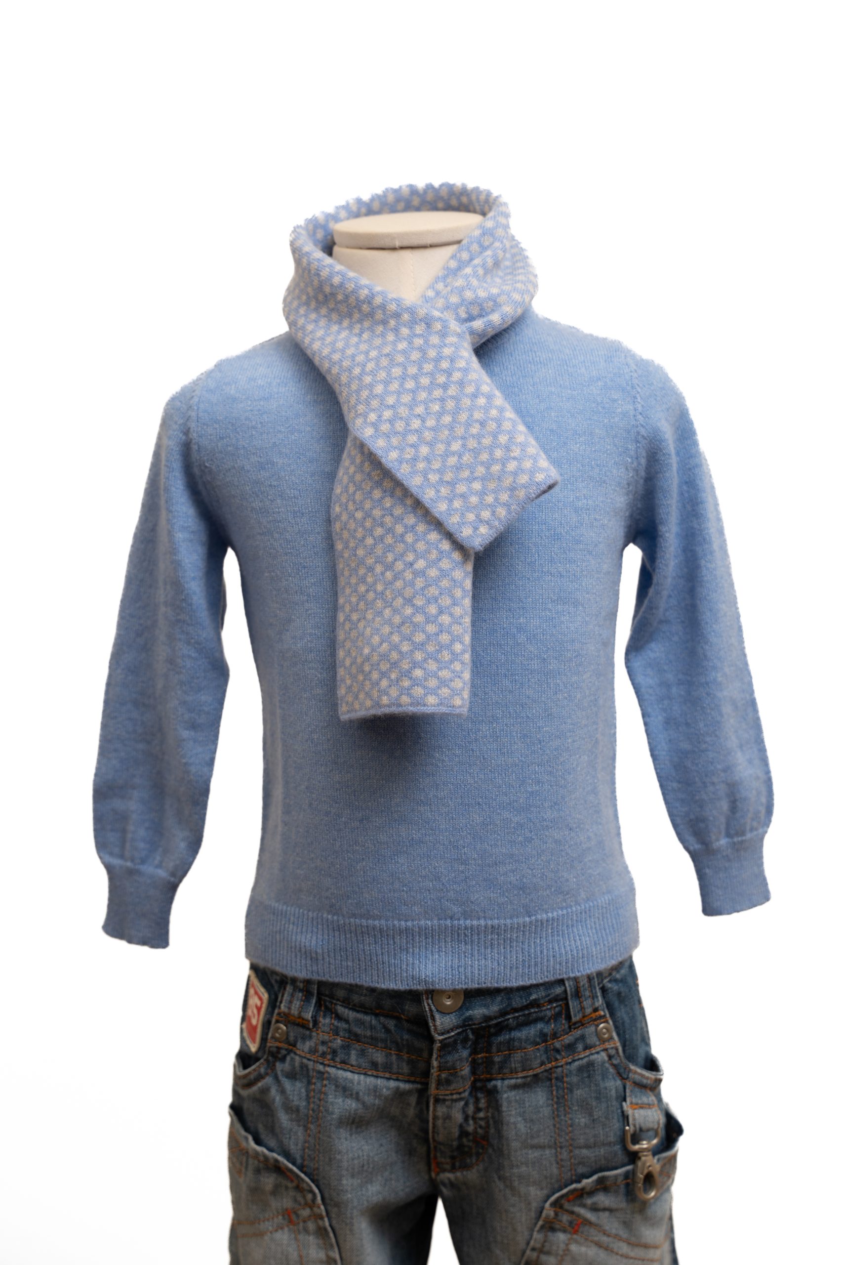 Maglia cashmere bambino fatta a mano toscana