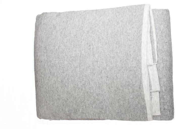 Coperta cashmere 100% artigianale italiano